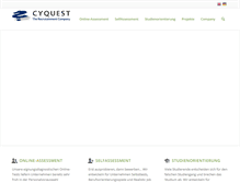 Tablet Screenshot of cyquest.net